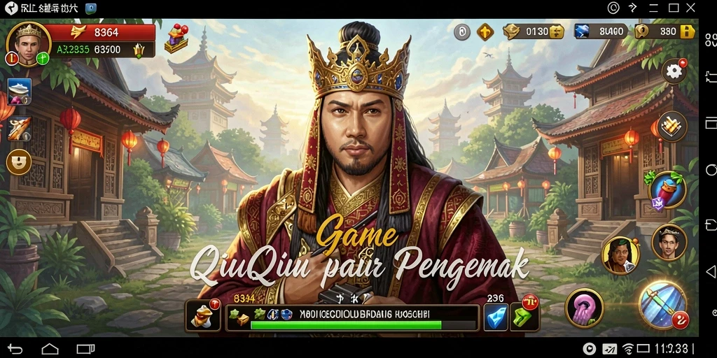Tampilan gameplay QiuQiu yang menarik dan penuh strategi.