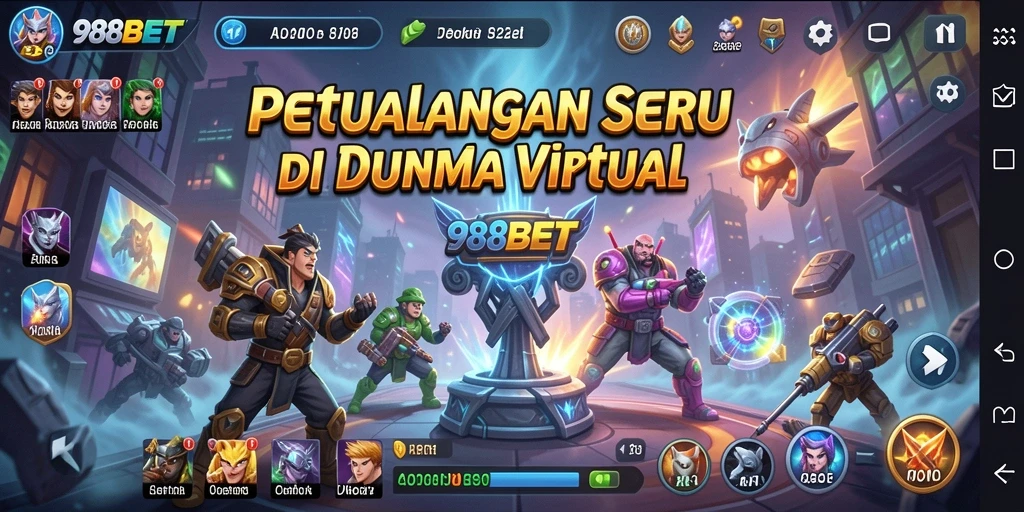 Tampilan gameplay 988BET yang seru dan penuh petualangan.