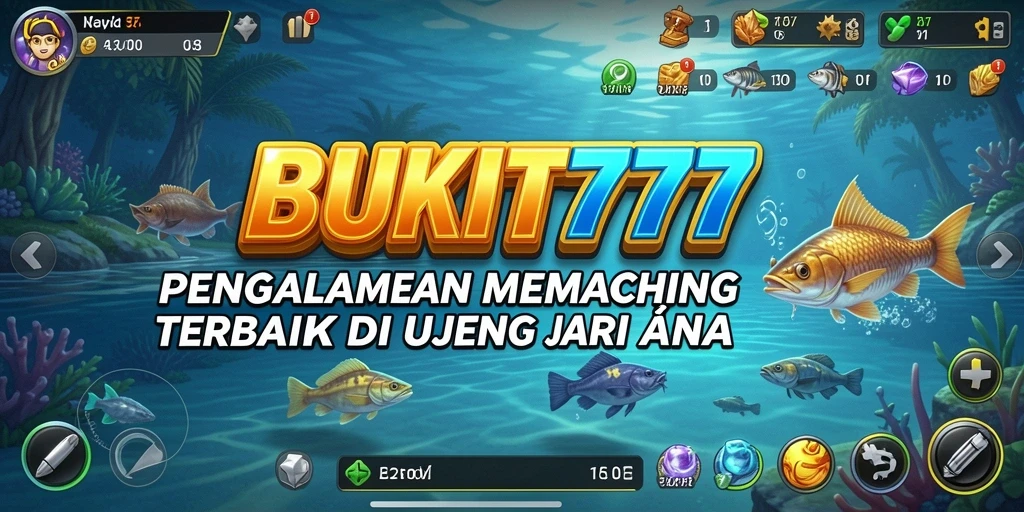 Tangkapan layar gameplay seru BUKIT777 saat menjelajahi dunia memancing.