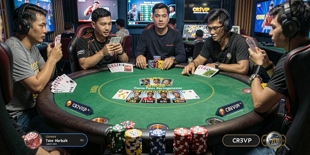Tampilan gameplay <strong>CR7VIP</strong> yang menarik dan interaktif saat bermain poker.
