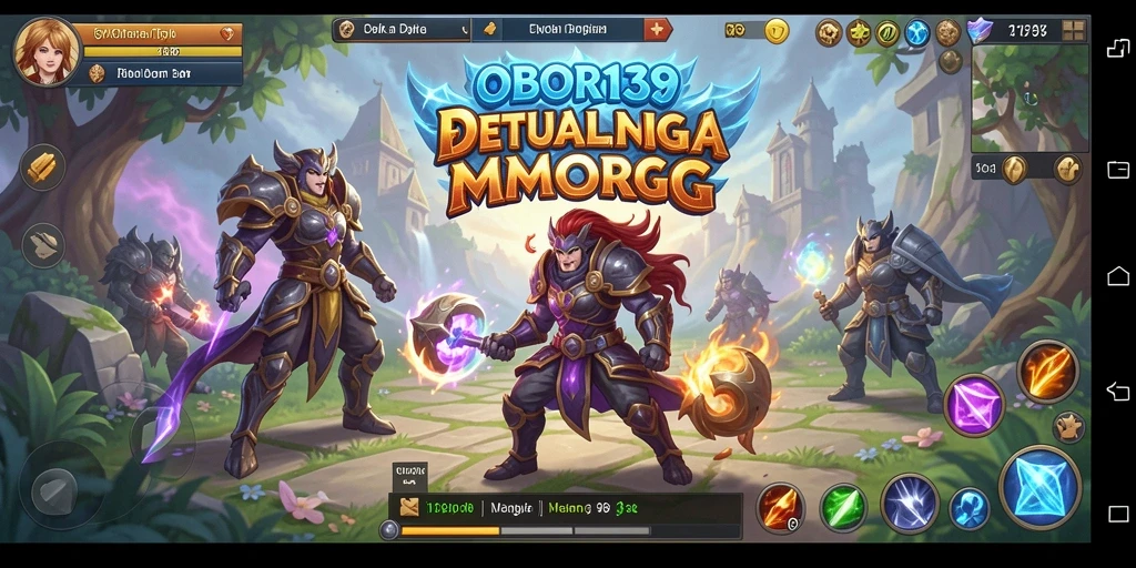 Tampilan gameplay seru dan mendebarkan di dunia fantasi OBOR138.