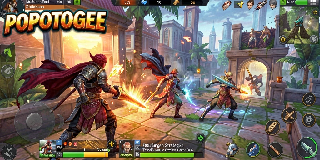 Tampilan aksi seru dari gameplay POPOTOGEL yang menarik.