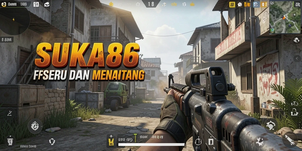 Screenshot gameplay intens dari SUKA86 dengan aksi seru.